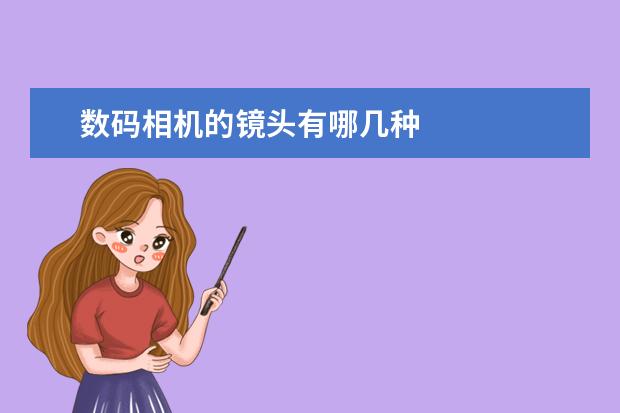 数码相机的镜头有哪几种
