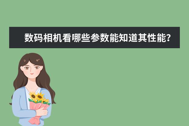 数码相机看哪些参数能知道其性能？