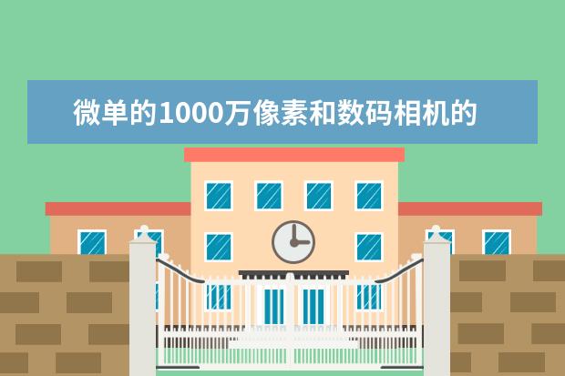 微单的1000万像素和数码相机的1600万像素有区别吗