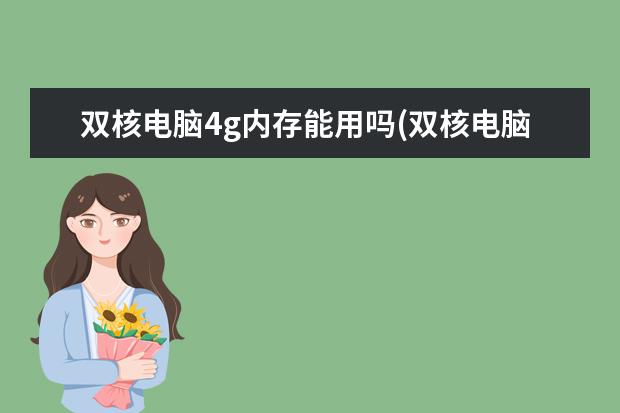 双核电脑4g内存能用吗(双核电脑4g内存能用吗知乎)