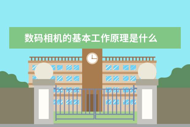 数码相机的基本工作原理是什么