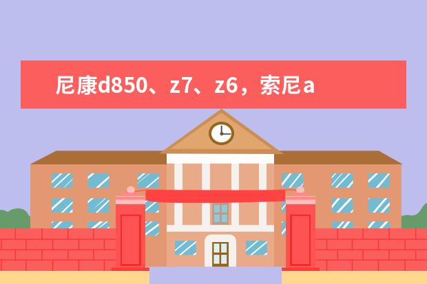 尼康d850、z7、z6，索尼a9、a7r3哪个高感好一点？拍星空和风景选哪个？