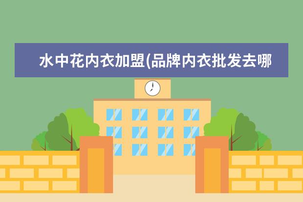 水中花内衣加盟(品牌内衣批发去哪里进货渠道)