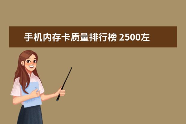 手机内存卡质量排行榜 2500左右手机排行榜