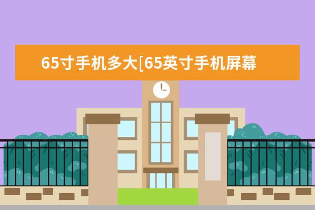 65寸手机多大[65英寸手机屏幕有多大] 苹果手机下载慢是怎么回事[苹果手机下载特别慢怎么办]