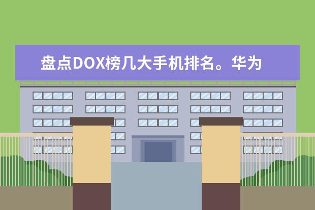 盘点DOX榜几大手机排名。华为 手机销量排行榜