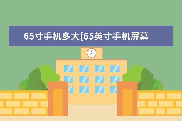 65寸手机多大[65英寸手机屏幕有多大] 荣耀v30pro支持广电5g吗