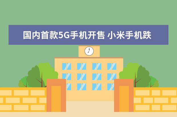 国内首款5G手机开售 小米手机跌落第二