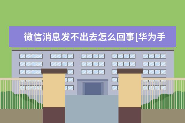 微信消息发不出去怎么回事[华为手机微信消息发不出去怎么回事] 在手机上怎么查银行卡余额[在手机上怎么查银行卡余额视频]