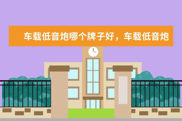 车载低音炮哪个牌子好，车载低音炮十大品牌排行榜 受女孩子喜欢的手机排行榜(附最新排名前十名单)