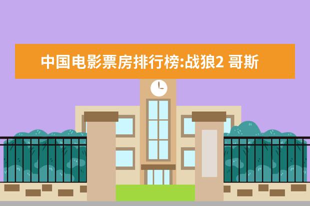 中国电影票房排行榜:战狼2 哥斯拉打败金刚与霸王龙登顶