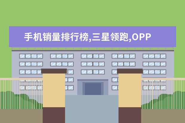 手机销量排行榜,三星领跑,OPPO成长率达116.6% 韩国远超其他国家，中国只能排第44位
