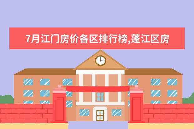 7月江门房价各区排行榜,蓬江区房价平均单价为7380元/㎡ 长沙十大饮品店排行榜：享茶悠上榜，第十可以“撸鸭”