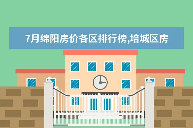 7月绵阳房价各区排行榜,培城区房价5927元/㎡梓潼县房价下降 幼儿辅食推荐：中国幼儿辅食排行榜10强