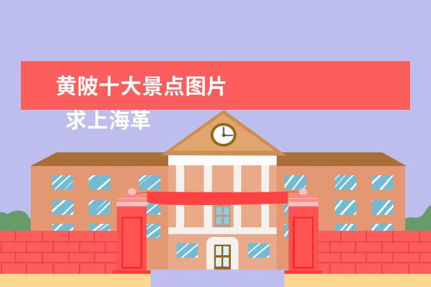 黄陂十大景点图片 
  求上海革命旧址或建筑,党史名人故居及有关故事