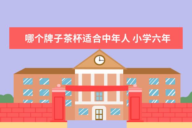 哪个牌子茶杯适合中年人 小学六年级毕业考模拟试卷!!