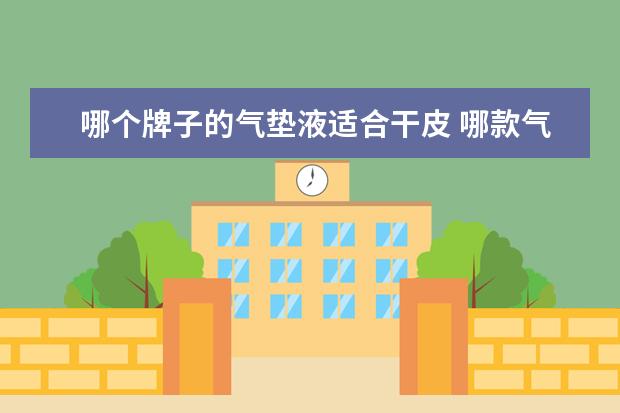 哪个牌子的气垫液适合干皮 哪款气垫适合混干皮?