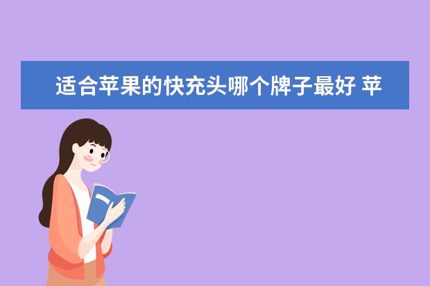 适合苹果的快充头哪个牌子最好 苹果第三方充电器哪个牌子好-苹果快充充电器什么牌...