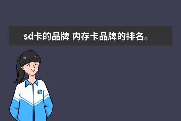 sd卡的品牌 内存卡品牌的排名。