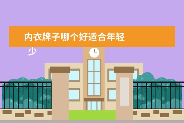 内衣牌子哪个好适合年轻 
  少女文胸哪个牌子好1