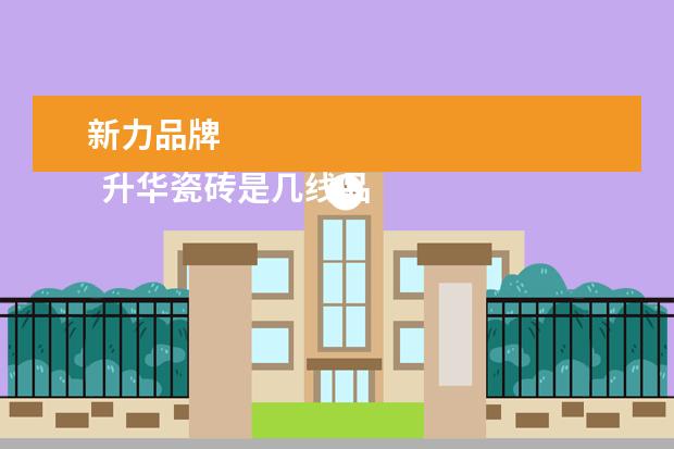 新力品牌 
  升华瓷砖是几线品牌
