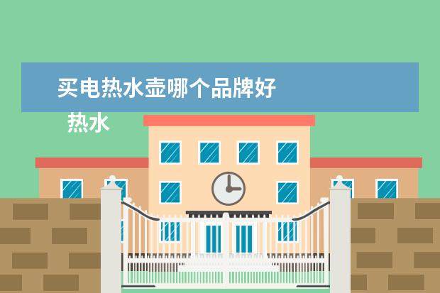 买电热水壶哪个品牌好 
  热水壶哪个牌子好2