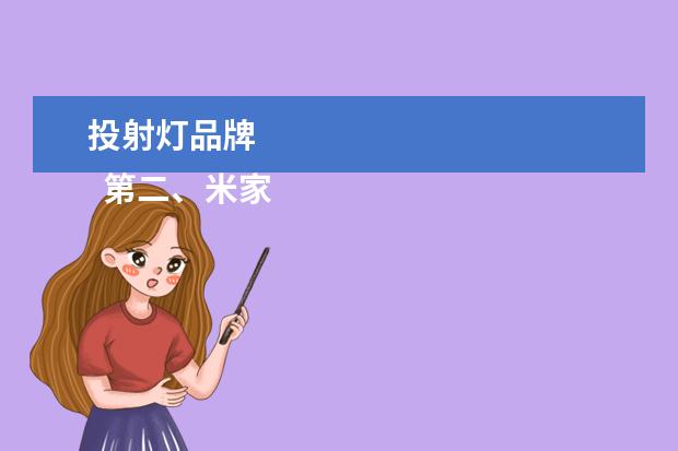 投射灯品牌 
  第二、米家