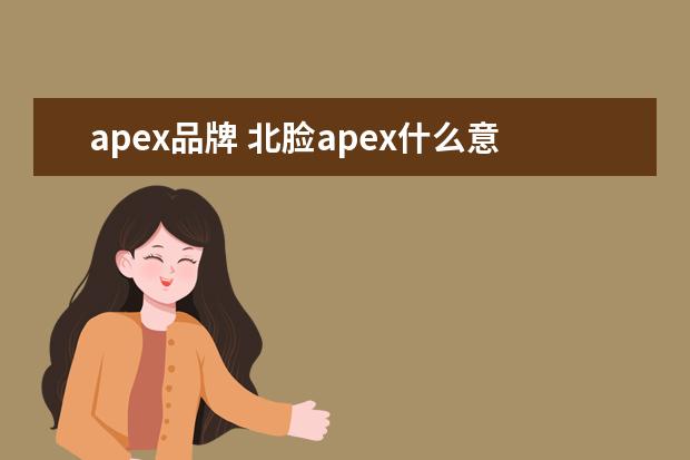 apex品牌 北脸apex什么意思服装吊牌上经常看到