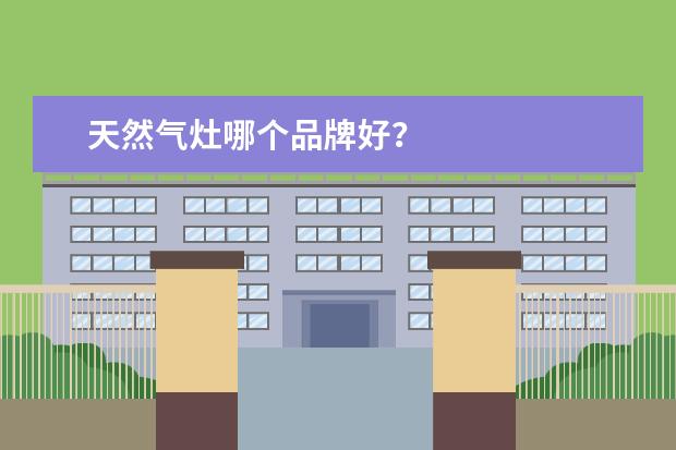 天然气灶哪个品牌好？