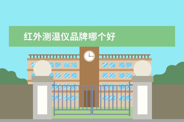 红外测温仪品牌哪个好