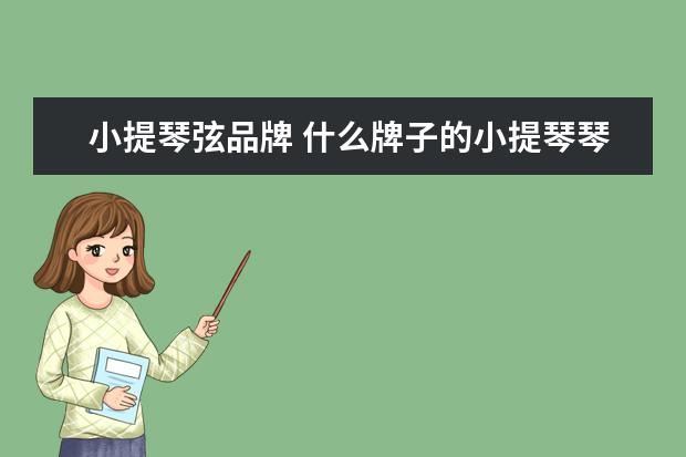 小提琴弦品牌 什么牌子的小提琴琴弦好