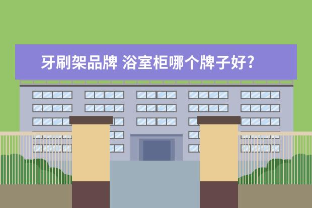 牙刷架品牌 浴室柜哪个牌子好?