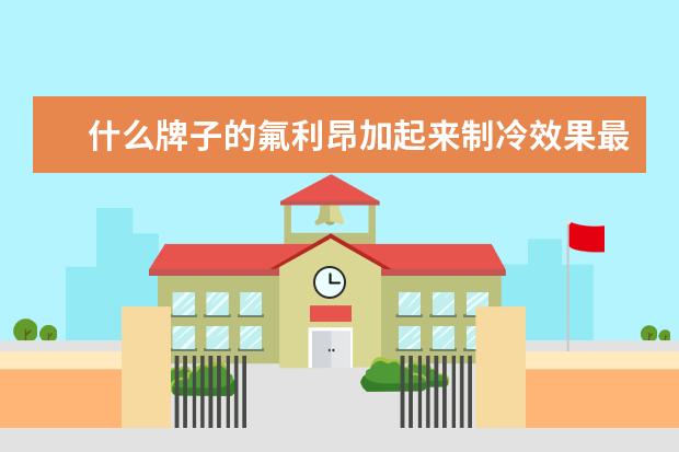 什么牌子的氟利昂加起来制冷效果最好