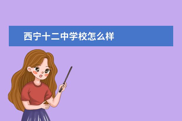 西宁十二中学校怎么样