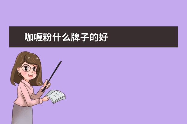 咖喱粉什么牌子的好