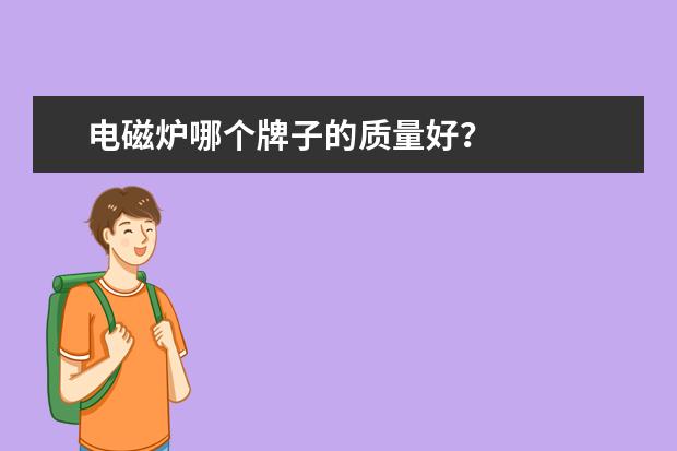 电磁炉哪个牌子的质量好？