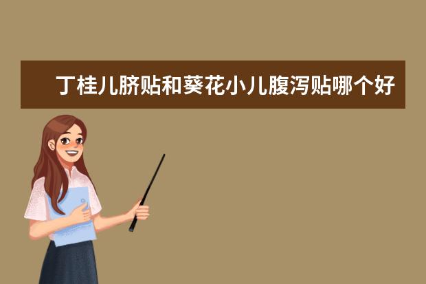 丁桂儿脐贴和葵花小儿腹泻贴哪个好
