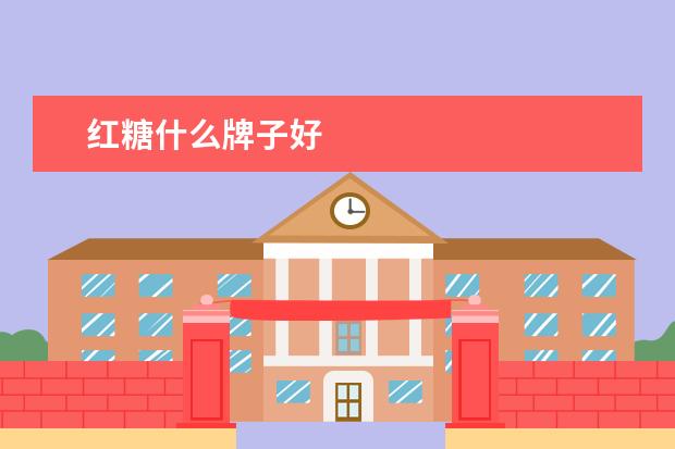 红糖什么牌子好