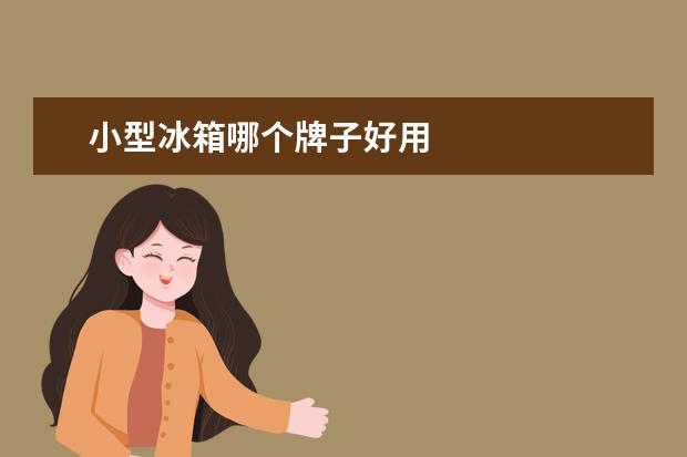 小型冰箱哪个牌子好用