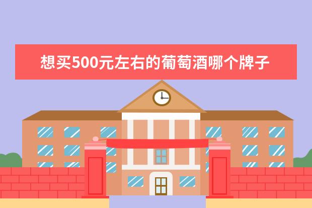 想买500元左右的葡萄酒哪个牌子的好？
