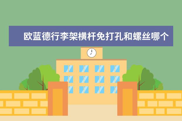 欧蓝德行李架横杆免打孔和螺丝哪个好