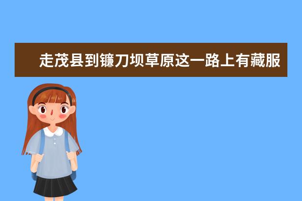 走茂县到镰刀坝草原这一路上有藏服写真拍摄的吗