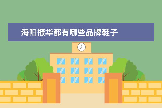 海阳振华都有哪些品牌鞋子