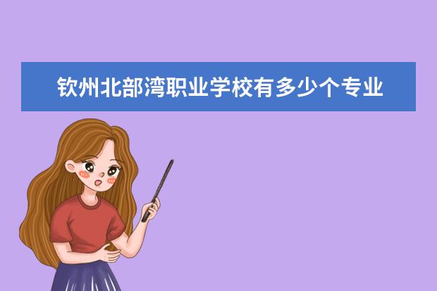 钦州北部湾职业学校有多少个专业