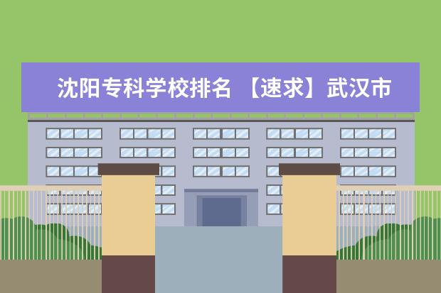 沈阳专科学校排名 【速求】武汉市『独立院校』及『专科院校』排名,要准!