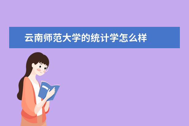 云南师范大学的统计学怎么样