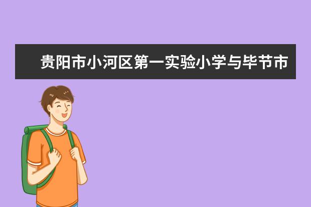 贵阳市小河区第一实验小学与毕节市实验学校相比是一个级别的吗